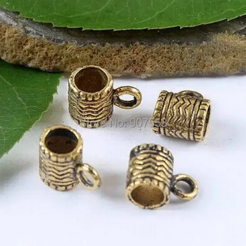 

20pcs Dark Gold-tone Cup Shaped Bail Findings H1863 Jewelry Making Supplies