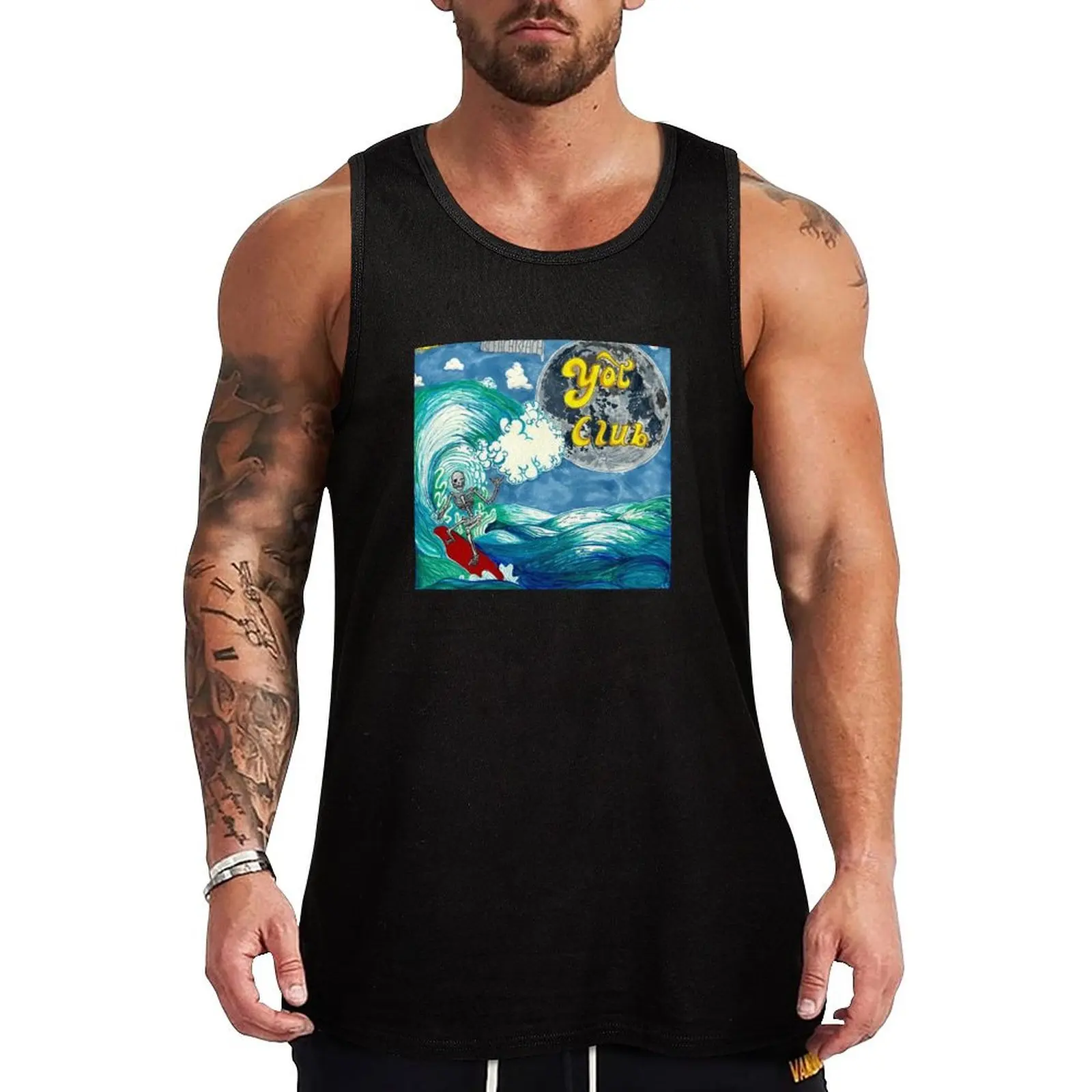 

Bleach Beach Tank Top Muscle fit gym clothing clothes for men summer
