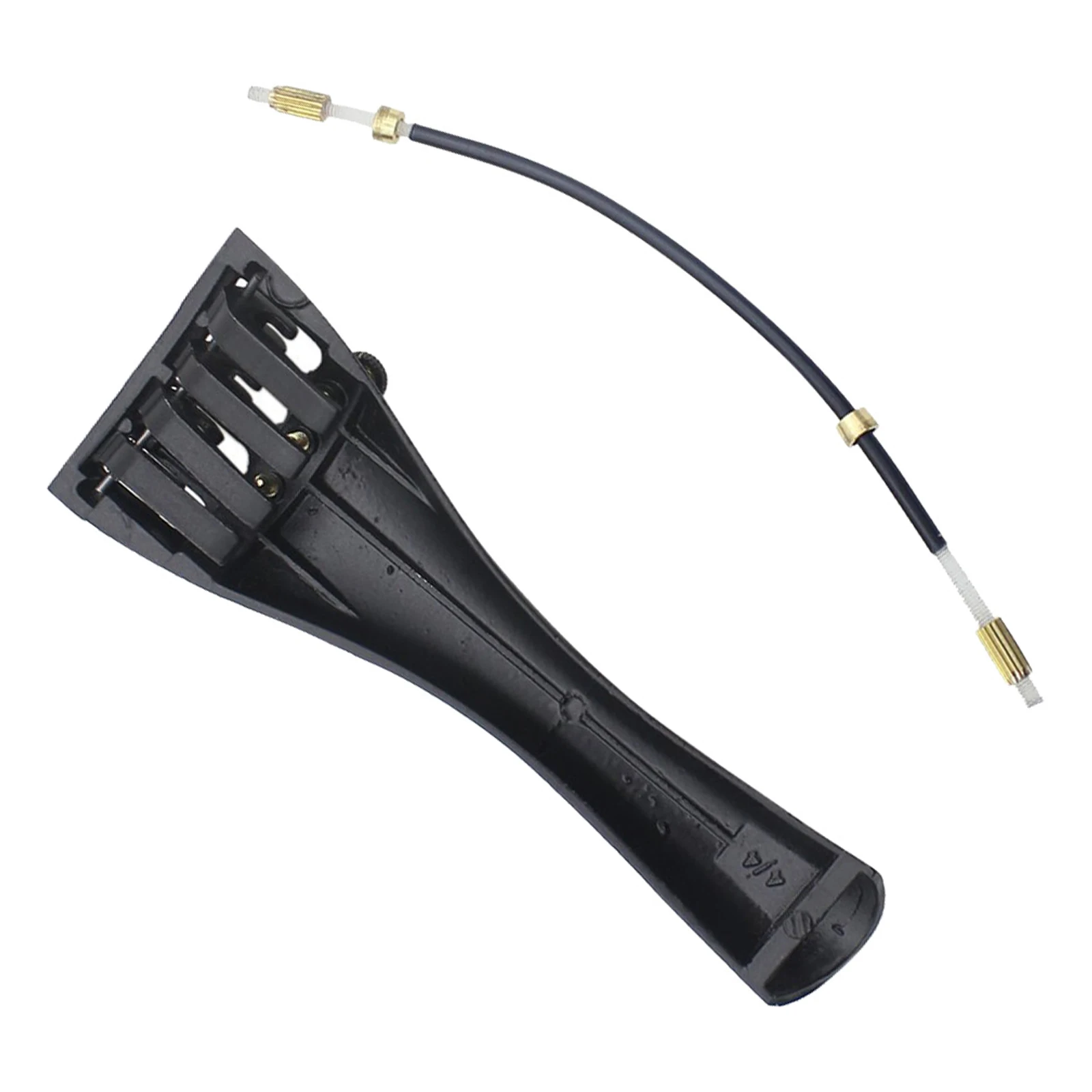 

Component Violin String Board Tailpiece with Fine Tuners Aluminum Alloy Finetuner