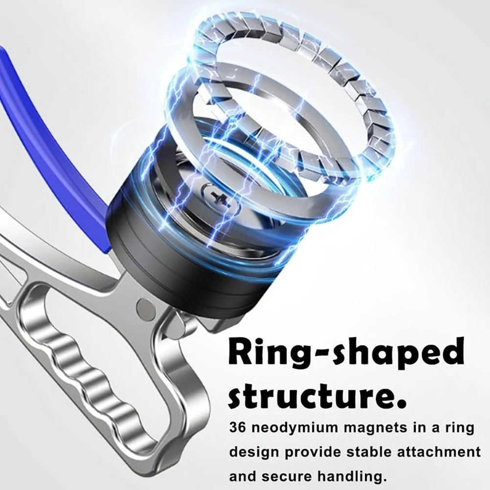 

ABXF-Heavy-Duty Magnetic Pickup Tool, Lifting Magnet With Handle For Metal Object,With Quick Release, Strong Lift Magnet Tool C