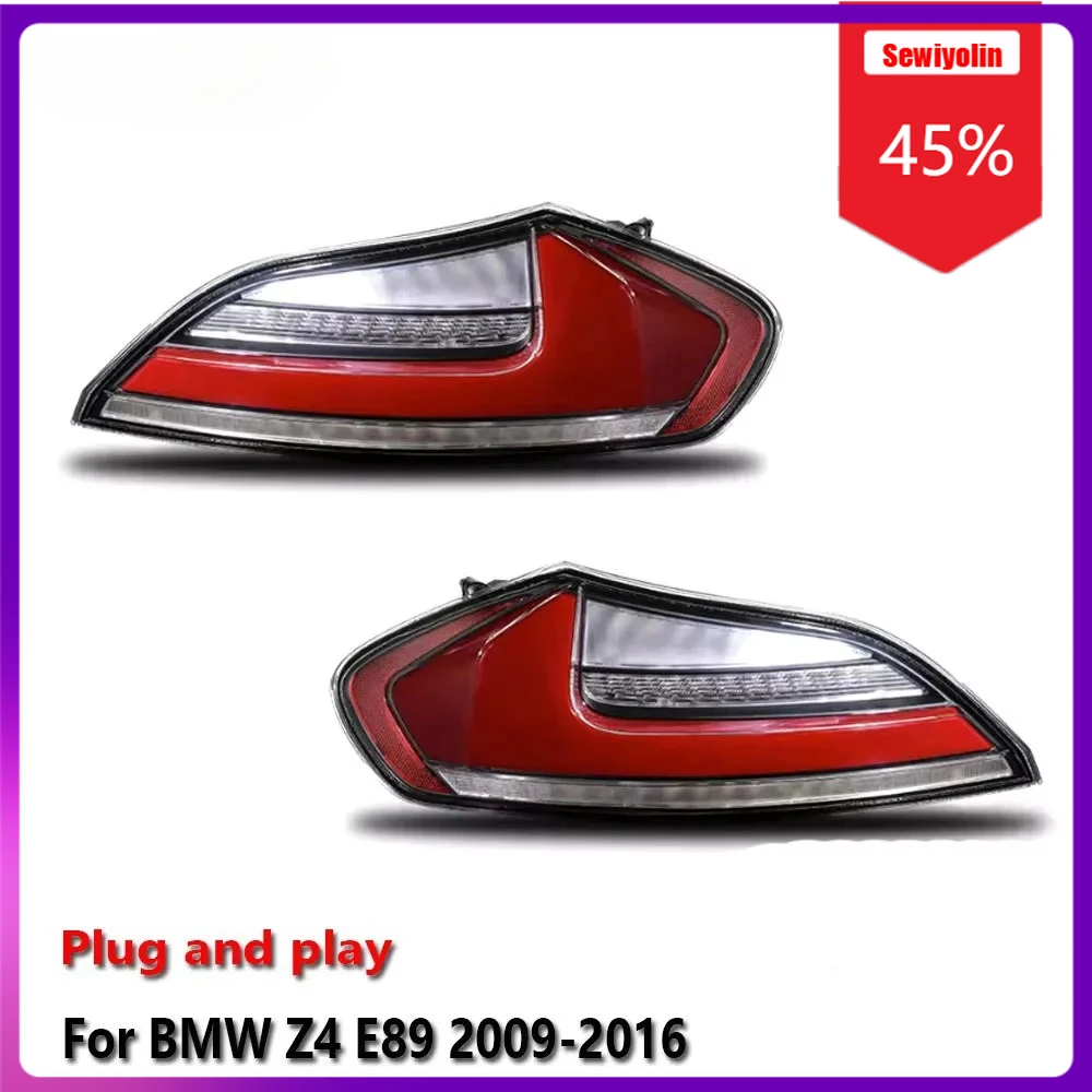 

Автомобильные светодиодные лампы, аксессуары для авто задних фонарей для BMW Z4 E89 2009-2016, авто задние противотуманные фары DRL, стоп-сигналы поворота