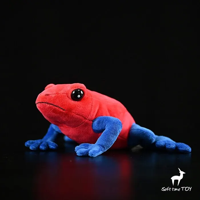 Oophaga Pumilio,Simulated Animal Series Strawberry Dart Frog Ornamental Decorations Miniature Models