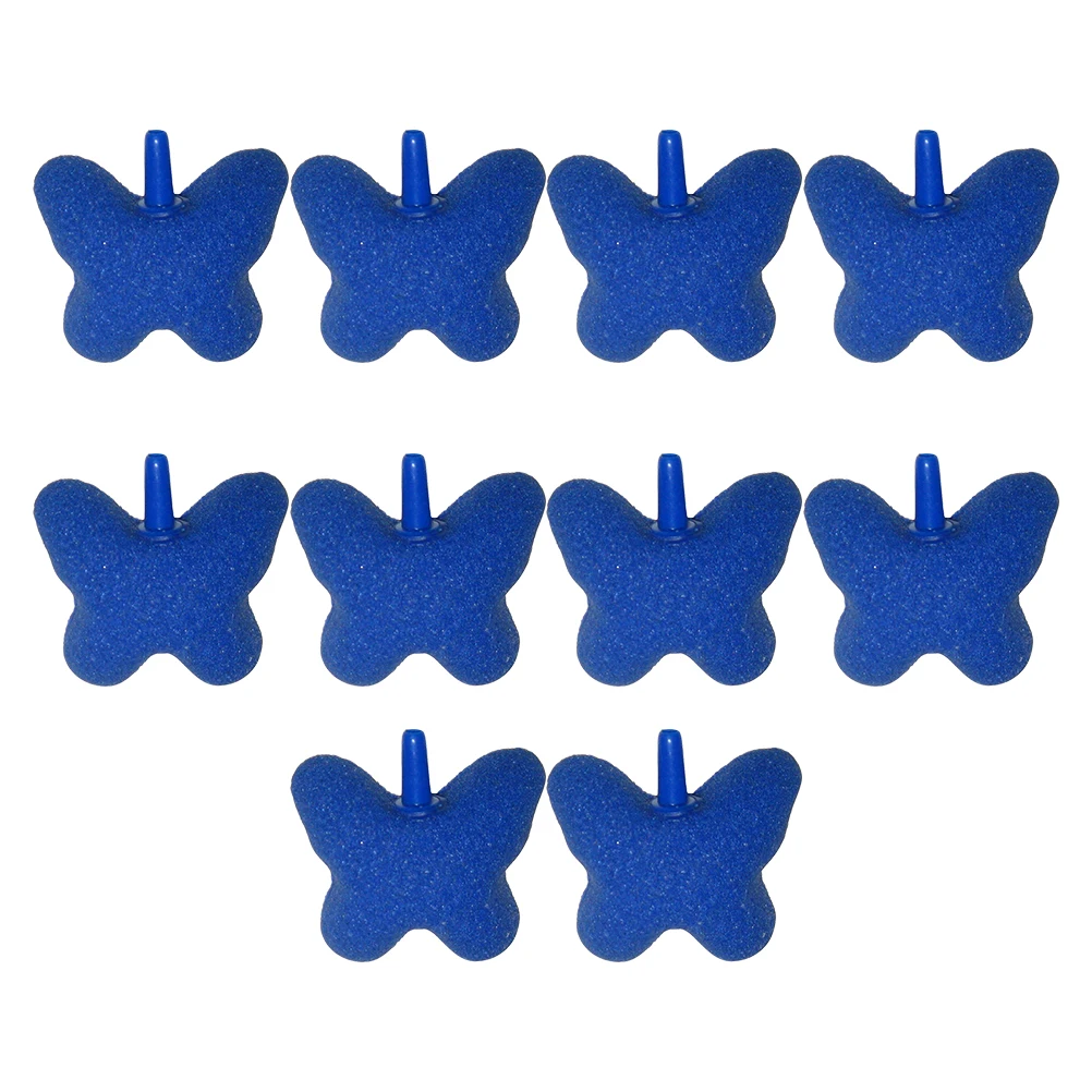 

10pcs Air Stone for Fish Tank Aquarium Bubbler Oxygen Diffuser High Temp Fired Sand Uniform Small Dense Bubbles Long Life