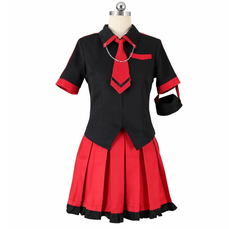 Disfraz de Cosplay de C Kisaragi Saya, conjunto completo de camisa y corbata de Anime, gran oferta, uniforme para fiesta de Halloween