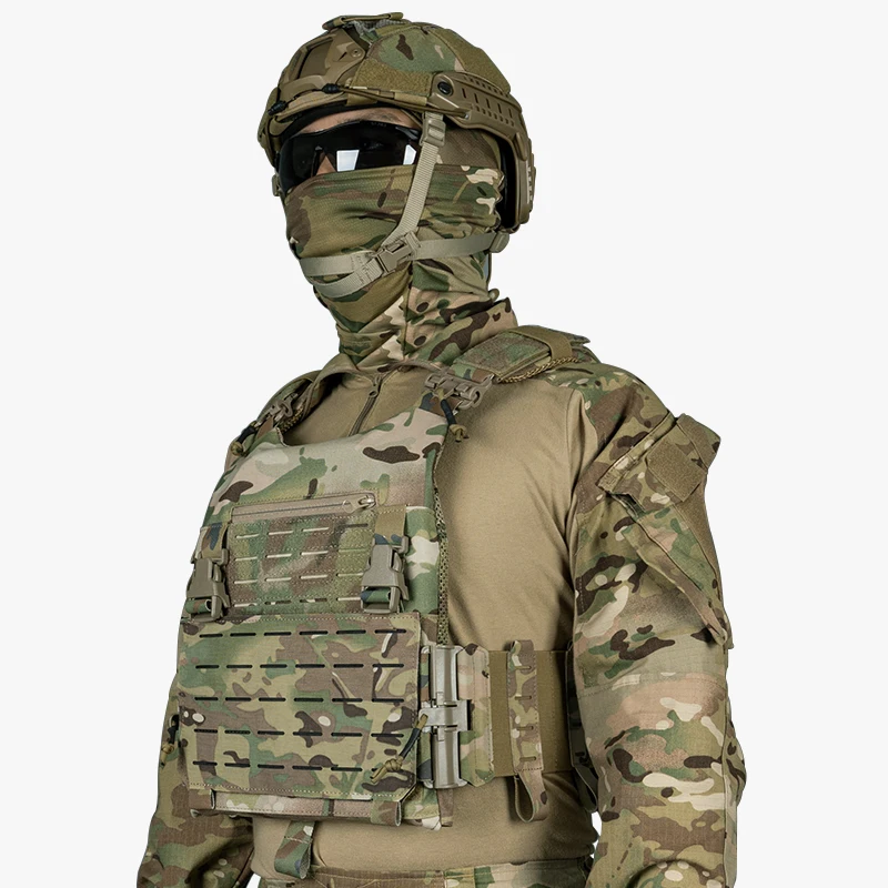

IDOGEAR 500D нейлоновый камуфляжный боевой тренировочный камуфляжный быстросъемный тактический жилет Molle модульный жилет переноска для пейнтбольных пластин