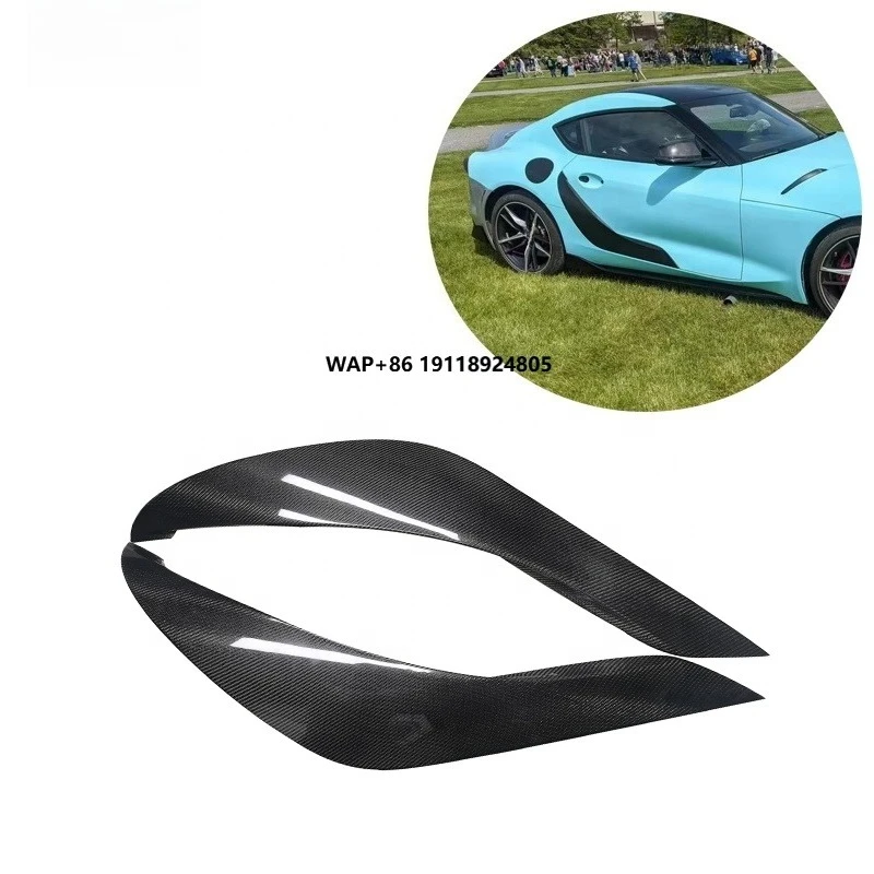 

New Carbon Fiber Side Door Trim Panel Outer Cover for for Supra A90 A91 MK5 2019+ Side Door Fender Trims