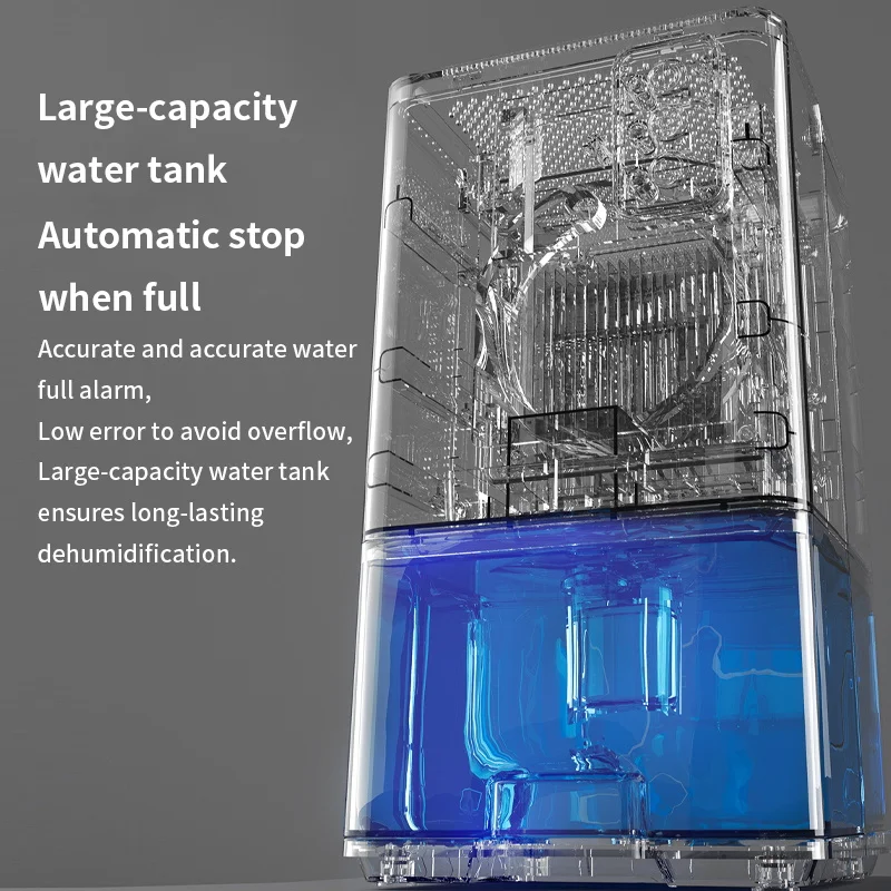 مزيل الرطوبة المحمول للمكتب المنزلي وRV يزيل قالب الرطوبة والرطوبة سهل الاستخدام وقابس الاتحاد الأوروبي/الولايات المتحدة الموفرة للطاقة #4