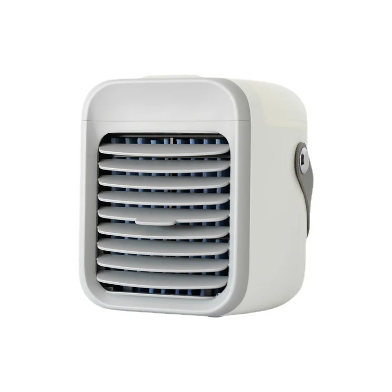 Air Cooler with LED Light 3 Speed Control, Portable Evaporative Air Cooler Fan Noiseless Personal Space Air Conditioner