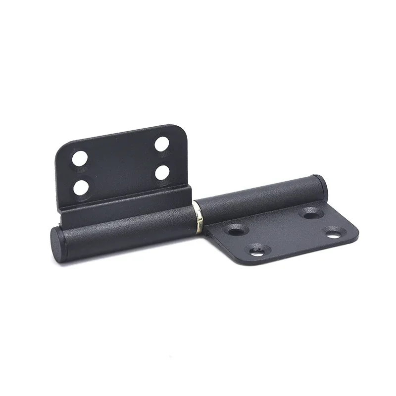 Aluminum door black flag hinge detachable 4 inch kitchen door hinge X2