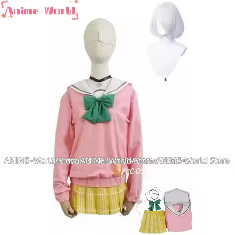 《Custom size》Anime Cosplay Costumes Amagai Kosame Cosplay Magical Girl Site School Uniform Halloween Gifts Wig