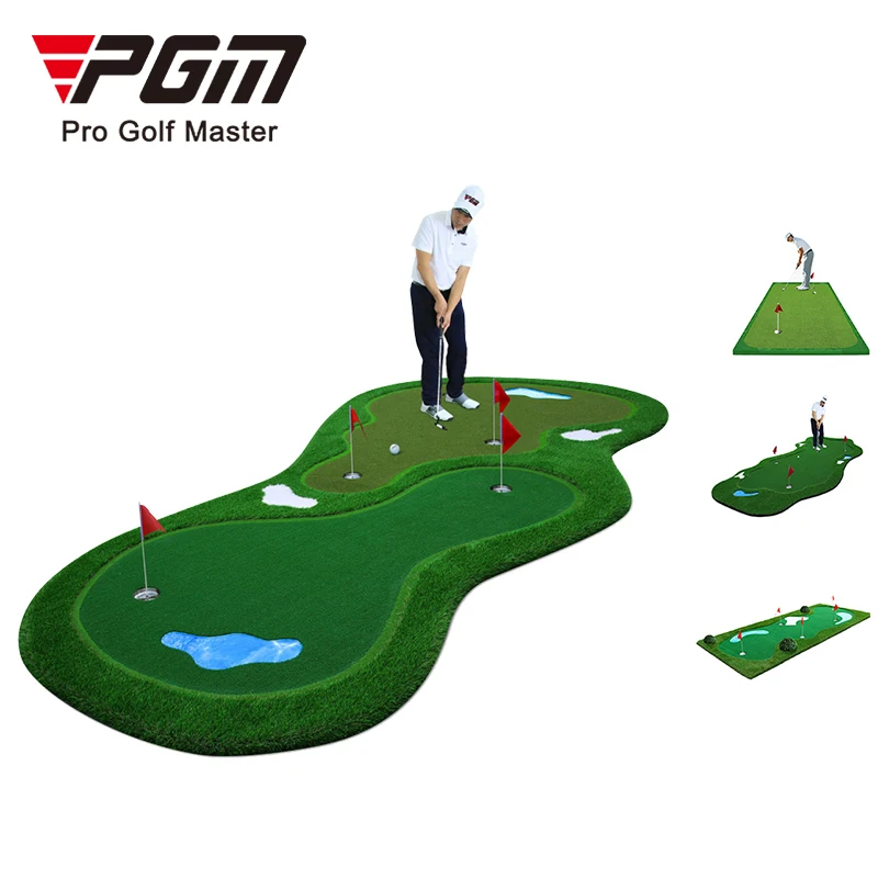 PGM GL006 Indoor Mini Golf Putting Green 1*3m/1.5*3m/2*4m Golf Training Aids