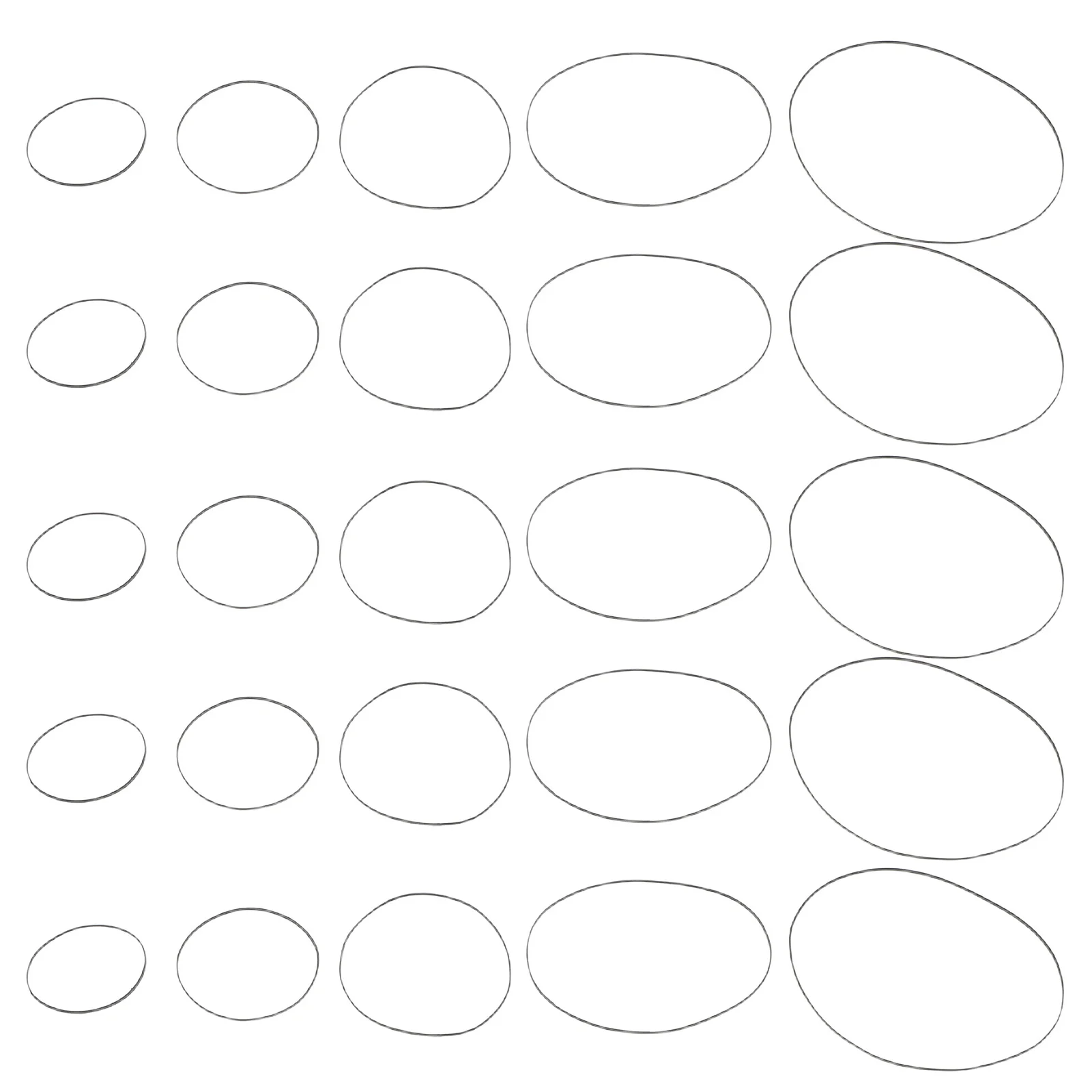 

60Pcs Recorder Rubber Belts Mixed Size 40-100Mm Replacement Belts for Cassette Player Tape Recorder Drive Belt Repair