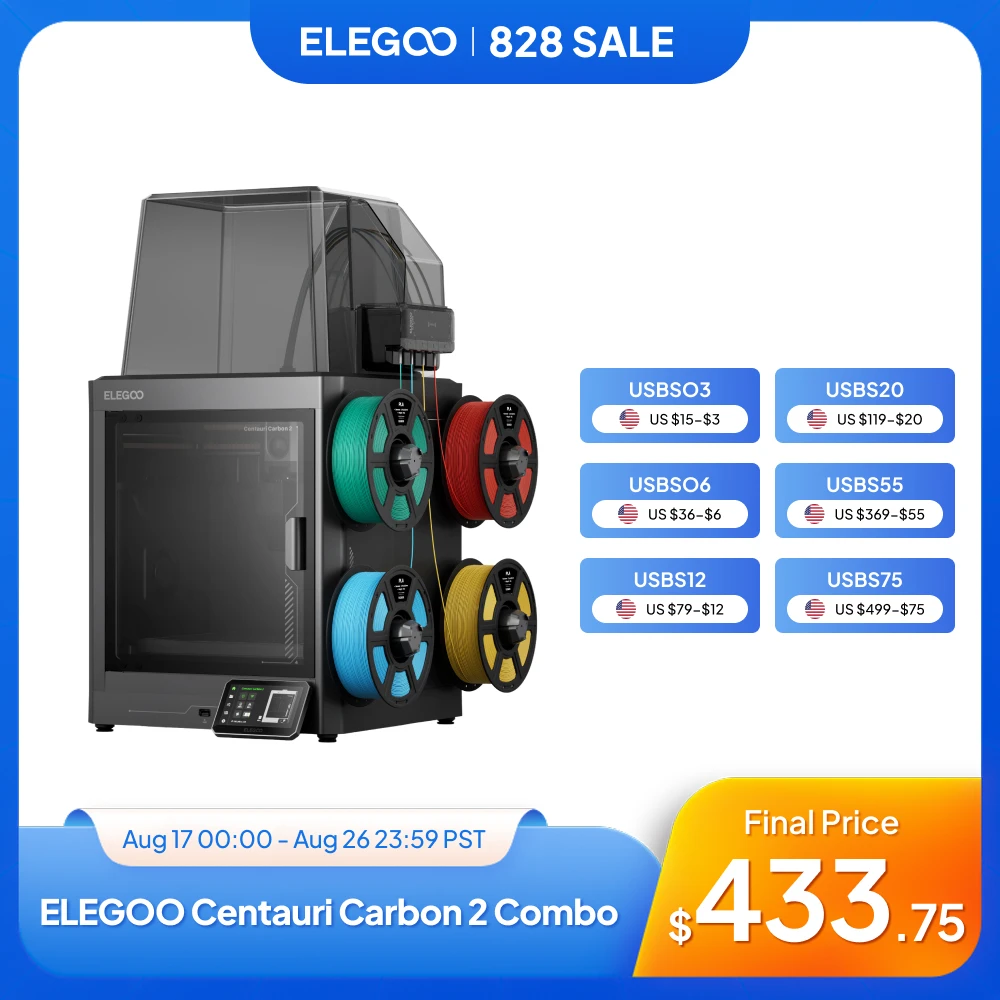 3D Printing Elegoo - ELEGOO Centauri Carbon 2 Combo 3D