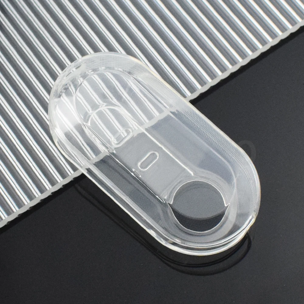 Car Filp Key Cover Case for Fiat Ducato Citroen Relay Peugeot Boxer PEU25 3 Buttons Transparent Remote Protect Bag Keychain