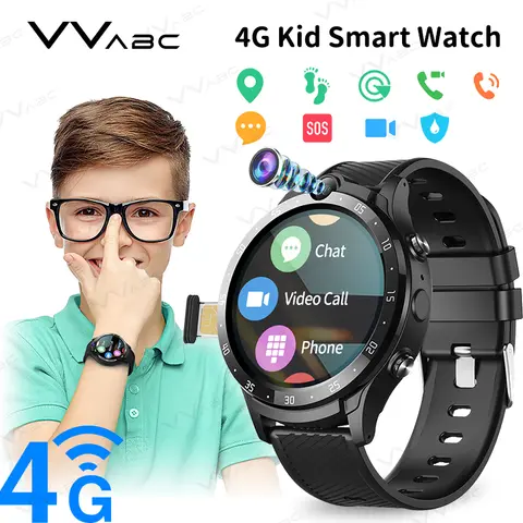 VVABC 4G SIM 카드 카메라 폰 시계 로케이터가 장착된 어린이 스마트 시계 HD 라운드 디스플레이 긴 배터리 수명 어린이 Smartwatch Best5 VVABC 4G SIM 카드 카메라 폰 시계 로케이터가 장착된 어린이 스마트 시계 HD 라운드 디스플레이 긴 배터리 수명 어린이 Smartwatch Best5