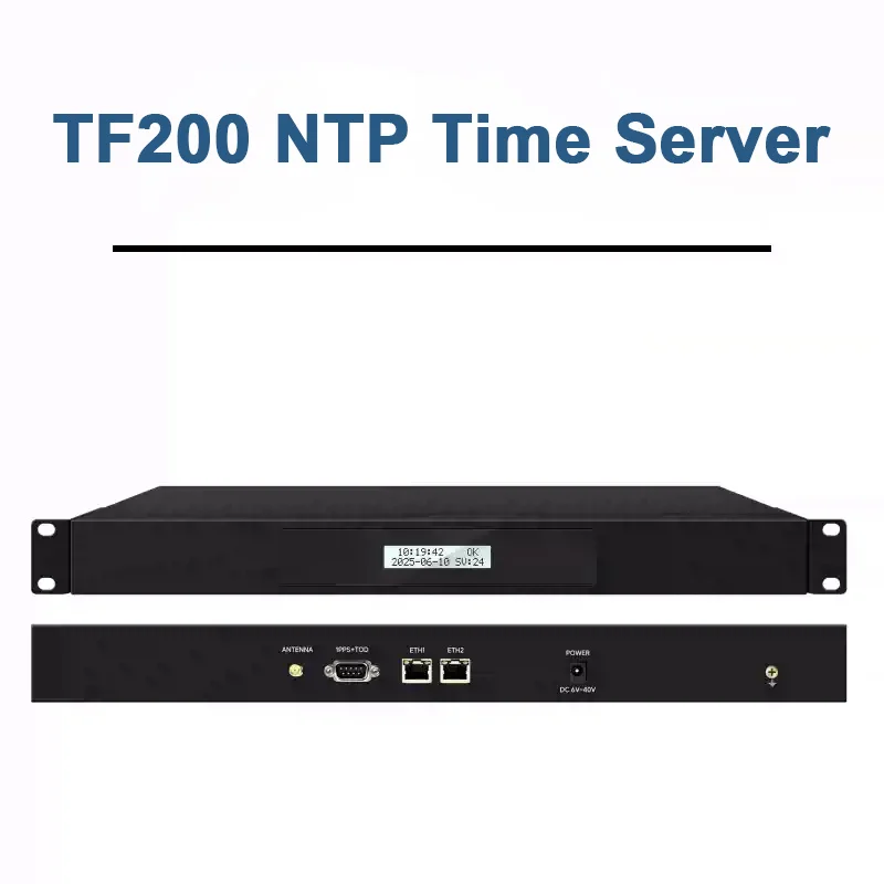 خادم الوقت TF200 NTP خادم وقت شبكة NTP مع هوائي 10 أمتار لـ Beidou GPS GLONASS وQZSS #3