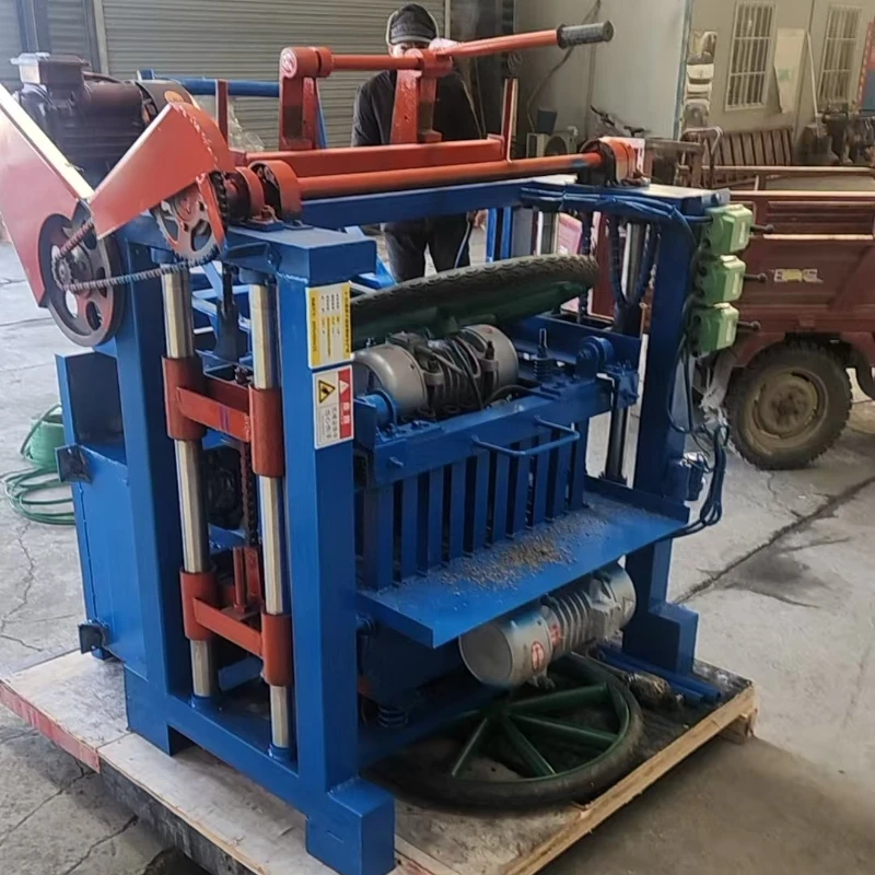 Automatic Brick Making Machinery Concrete Cement Solid Block Making Machine Engine