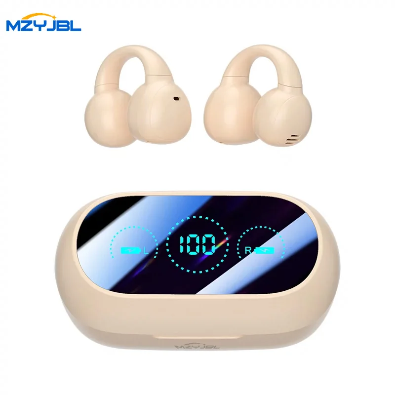 

MZYJBL Wireless Bluetooth 5.3 Headsets M59 Bone Conduction Earphone ENC Noise Cancelling HiFi Stereo Sound Sport Headset Earbuds