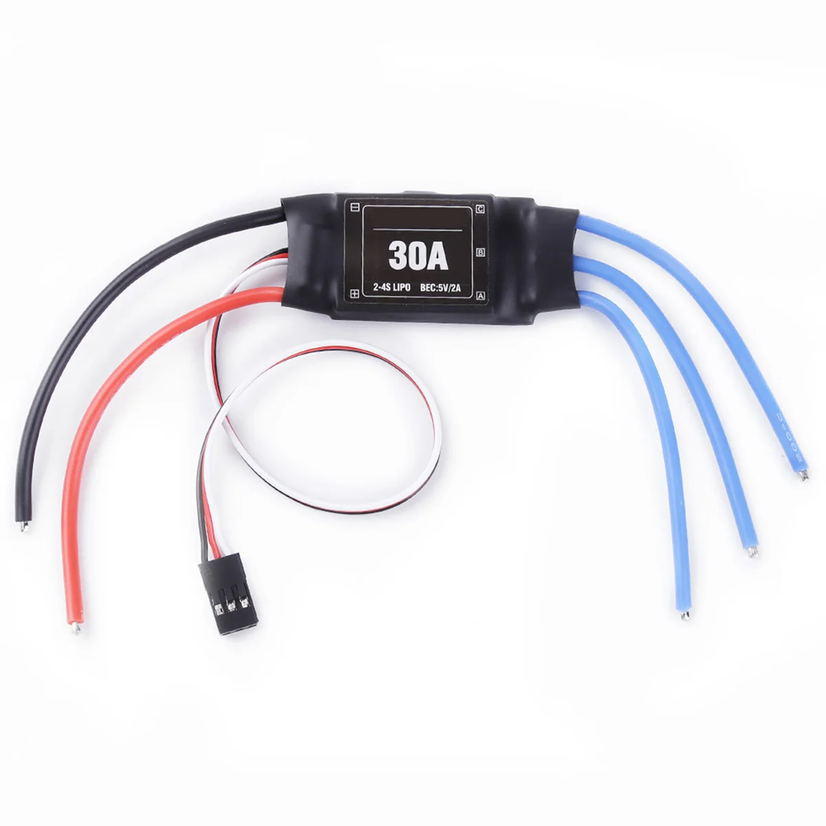 4PCS 2-4S 30A RC Brushless ESC Electric Speed Controller 5V 2A for 2 to 4S Lipo Battery DIY Multicopter Quadcopter