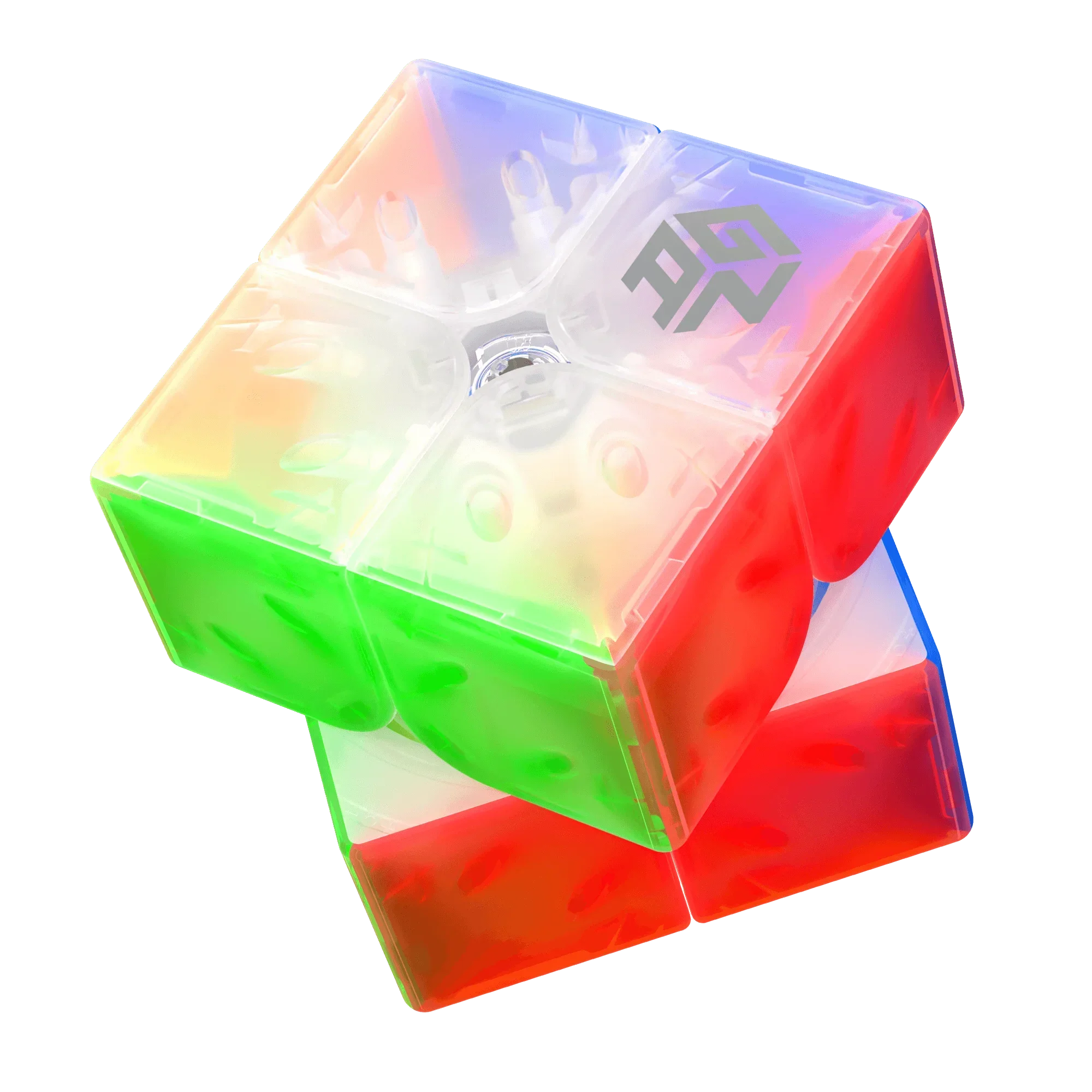 [ECube] مجموعة هدايا سلسلة إصدار الذكرى السنوية العاشرة GAN 15 251 330 مكعب سرعة مغناطيسي شفاف بدون ملصقات 3x3 احترافي