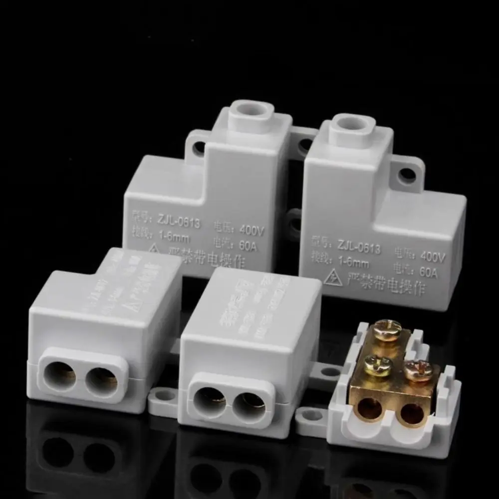 New Spliceable High Power Splitter Conductor Brass 1-6mm² Quick Terminal Block Terminal Blocks Electrical