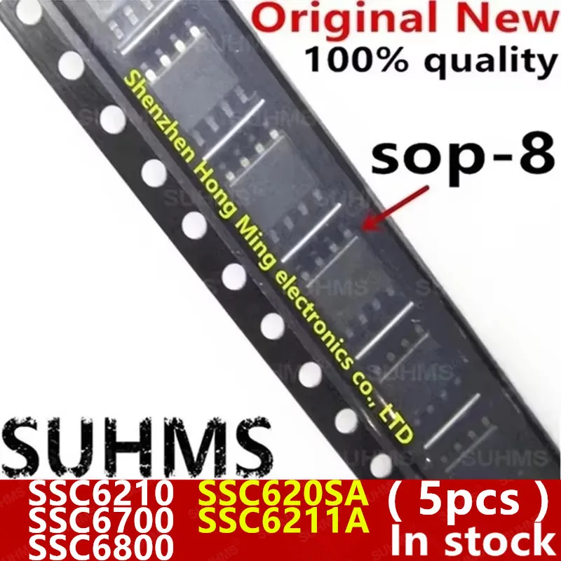 (5piece)100% New SSC620SA SSC6210 SC6210 SSC6211A SC6211 SSC6700 SC6700 SSC6800 -TL sop-8