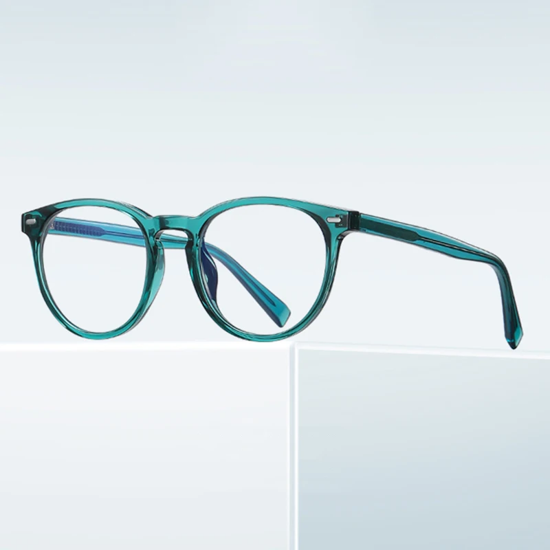 New TR90 Core-Inserting Blue Light Blocking Reading Glasses Magnifier for Women Men Rivets Hyperopia Spectacles Old Man Gift