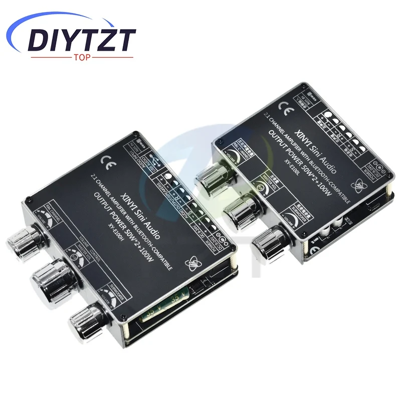 XY-E100H XY-E100L 2.1 Channel Bluetooth Audio Amplifier Board Module 50W+50W+100W Subwoofer With High Fidelity And Sound Quality