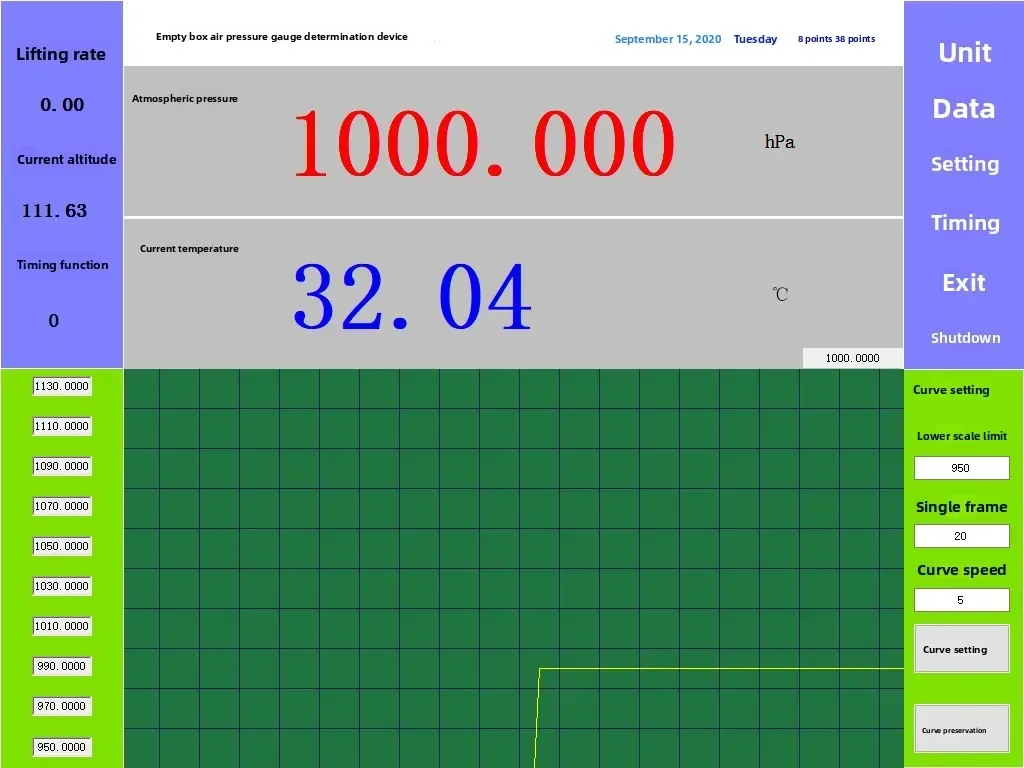 Empty box barometer verification device