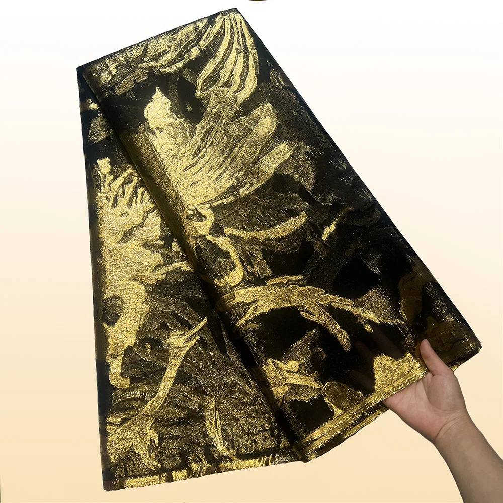 

High Quality Jacquard Lace Fabric 5 Yards French Brocade Fabric