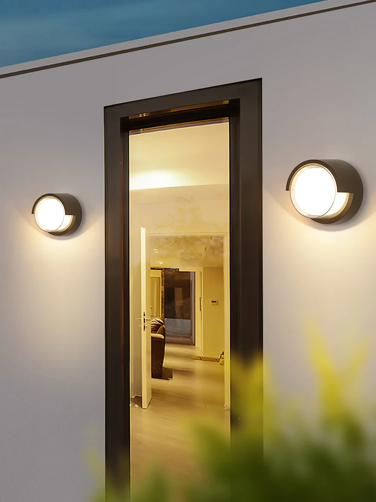 

Outdoor waterproof LED Wall lamp Modern Home Style Balcony Porch Wall light IP65 Courtyard light Garden Corridor Decorative lamp