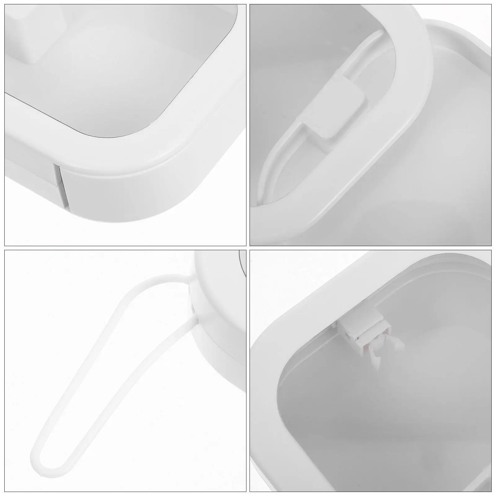 2Pcs Hair Band Organizer Box Travel Friendly Portable Compact Design for Hair Ties Bobby Pins Stationery Desktop Clutter Free