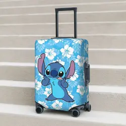 MINISO Stitch мультфильм пользовательский чехол для чемодана Круиз путешествия отпуск практичные аксессуары для багажа защита