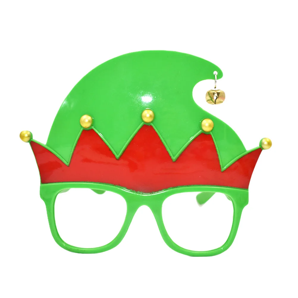 Occhiali da elfo natalizio Montatura per occhiali divertenti e leggeri per bambini Adulti Festa di compleanno Costume Cosplay Masquerade