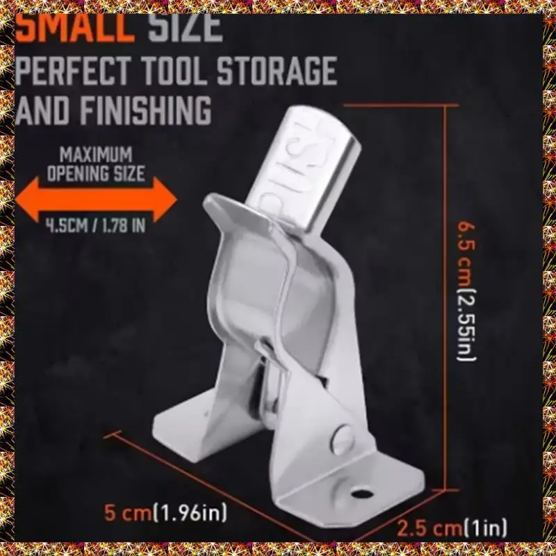 BTCL 10 Uds. Soporte para fregona y escoba con agarre de resorte para pala, rastrillo, escoba, soporte para fregona con tornillos, herramientas para colgar