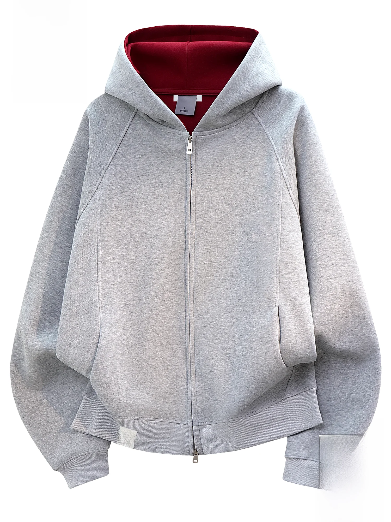 

PaulFrank Double Zipper Design Hoodie Men's Winter Loose Casual Jaet Comfortable Cotton Polyester Blend Youth Faion