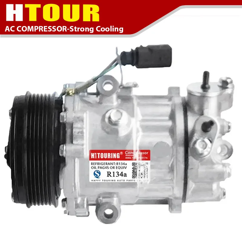 SD6V12 A/C Compressor For SEAT MII KE1 KF1 SKODA CITIGO NF1 VW LOAD UP POLO V 1H2620459 1H2620491 1S0820803D 1S0820803F