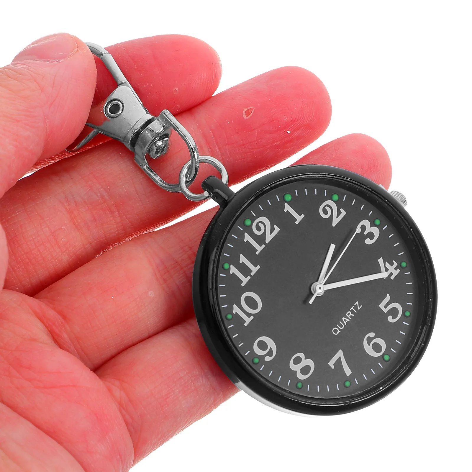 

Unisex Hanging Clip on Nurse Watch Portable Badge Fob Pocket Watch for Healthcare Workers Women Men Lightweight Comfortable