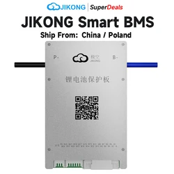 JIKONG BMS 4S~24S Li-ion LiFePo4 Battery 40A 60A 80A with 0.4A Active Balacne 0.6A Current Smart JKBMS with BT APP