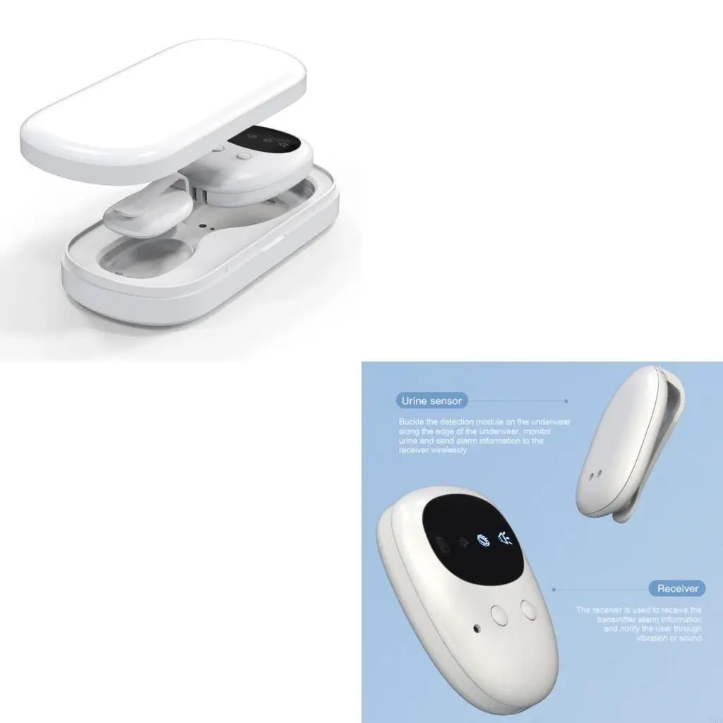 

Инструмент для предотвращения ночного недержания мочи Перезаряжаемый сигнал тревоги ночного недержания для семей с гибким и