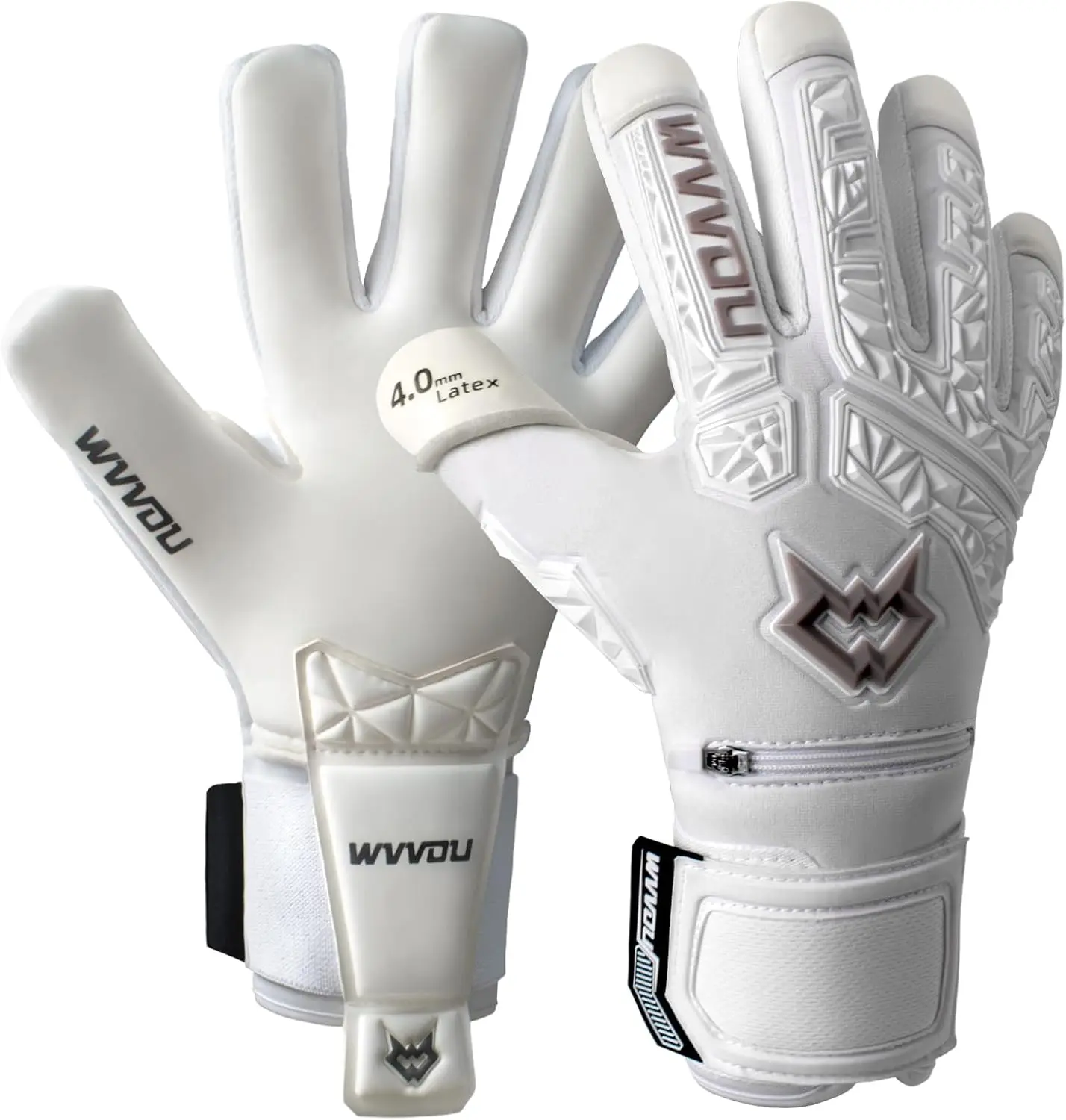 

Soccer Goalie Gloves for Adults and Youth, High Performance Goalkeeper Gloves with 5 Detachable Finger Saves