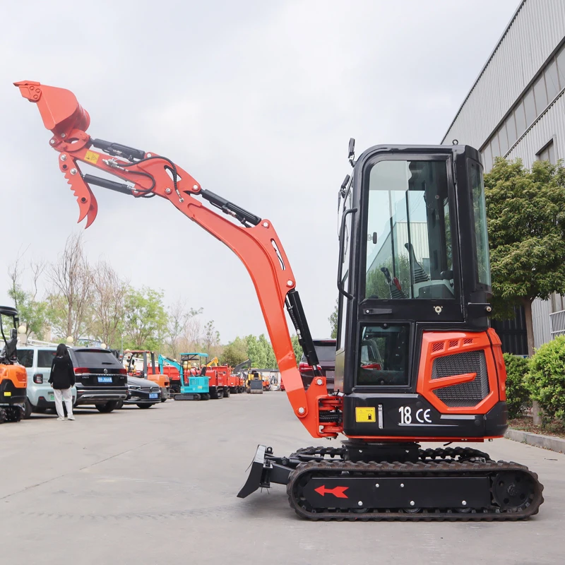 Free Shipping Mini Excavator Euro 5 CE EPA 1.8 Ton 2Ton Hydraulic Diesel Excavator Farm Customized Crawler Small Digger for Sale