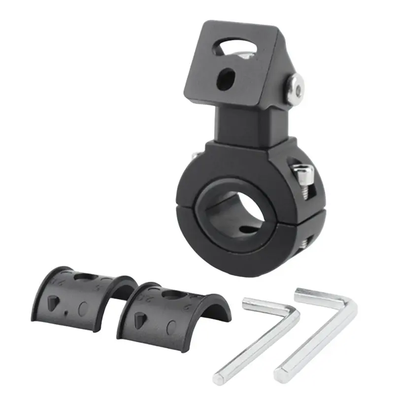 A58X-Motorcycle Accessories Spotlight Bracket Adjustable Headlight Mount Bumper Fog Light Holder