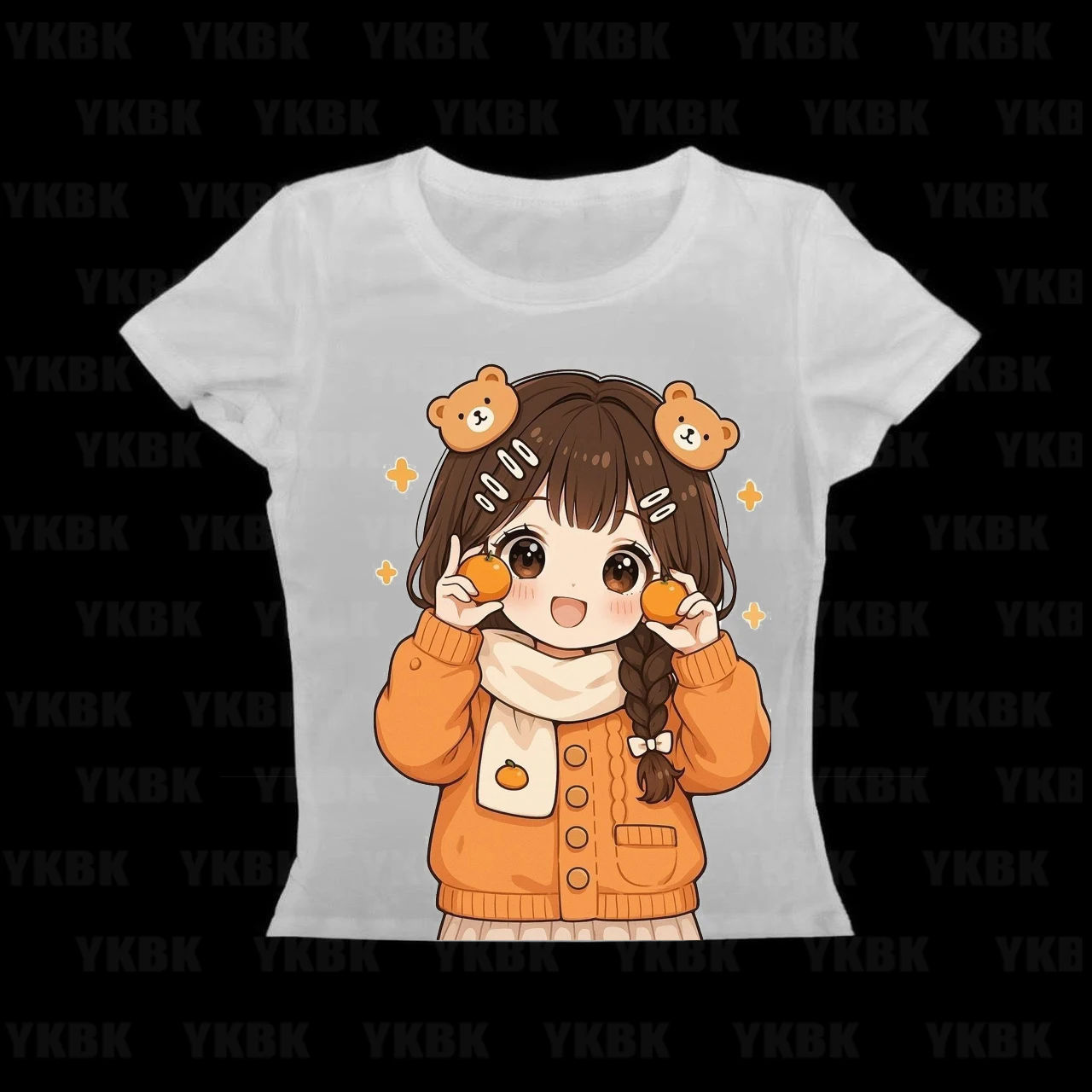 Anime Short Sleeve T-Shirt round Neck Cotton Summer Casual Custom  Print  SHORT Sleeve T-Shirt for WOMEN