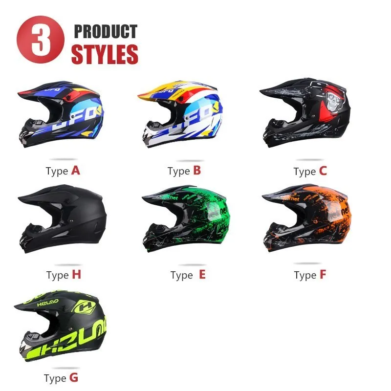 Free Gift For Adults Children Professional Off-road Helmet Motorcycle Helmet Downhill DOT Racing Motorcycle Motor Helmet