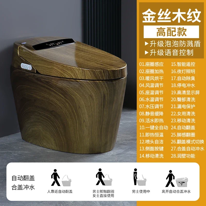 LL Intelligent Toilet Integrated Automatic No Water Pressure Limit Remote Control Electric Voice Toilet Color