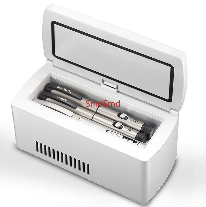 Insulin Cooler USB Mini Refrigerator Box Portable Travel Case With LCD Display For Storage Medicine Home Trave 10200mAh Battery