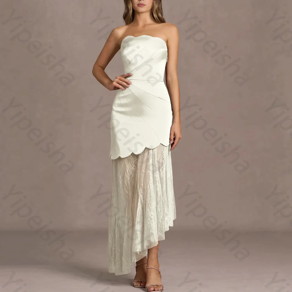 

Off The Shoulder Sleeveless Evening Dresses Elegant Celebrity Dress Exquisite High Quality Prom Party Gowns for Women Customized