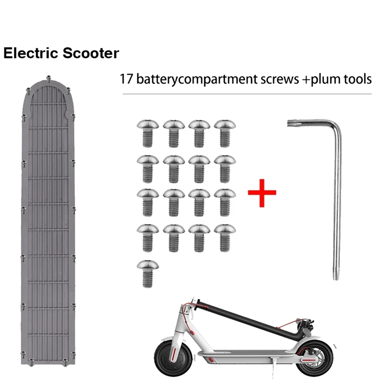 Lot de 17 vis pour couvercle de batterie astronomique, en acier inoxydable, pour trottinette électrique Xiaomi ata jia M365, pièces réparées