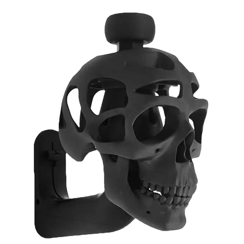 

Hard Hat Rack Wall Mount Skull Design Wall Rack For Hard Hat Removable Resin Crafts Motorcycle Bike Accessories Helmet Rack